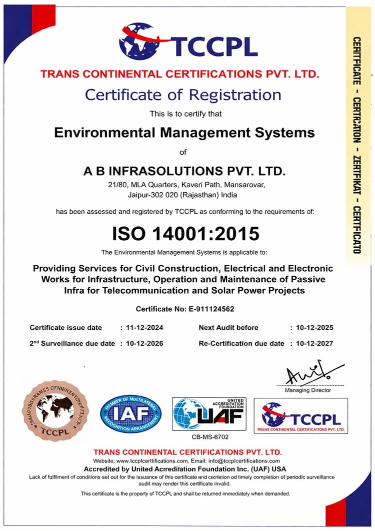 Company certificate